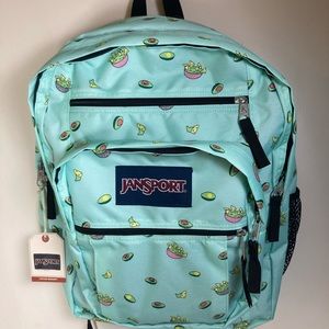 Jansport Avocado Party Backpack New 